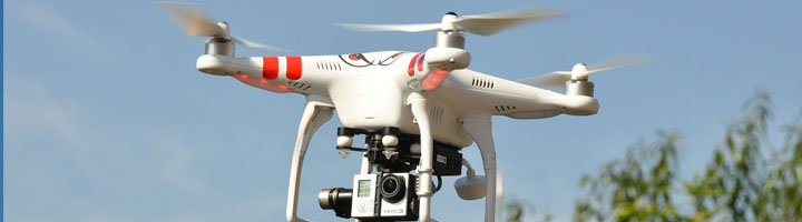 drone in dubai sky