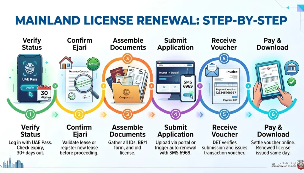 Renewing a Mainland Trade License in Dubai