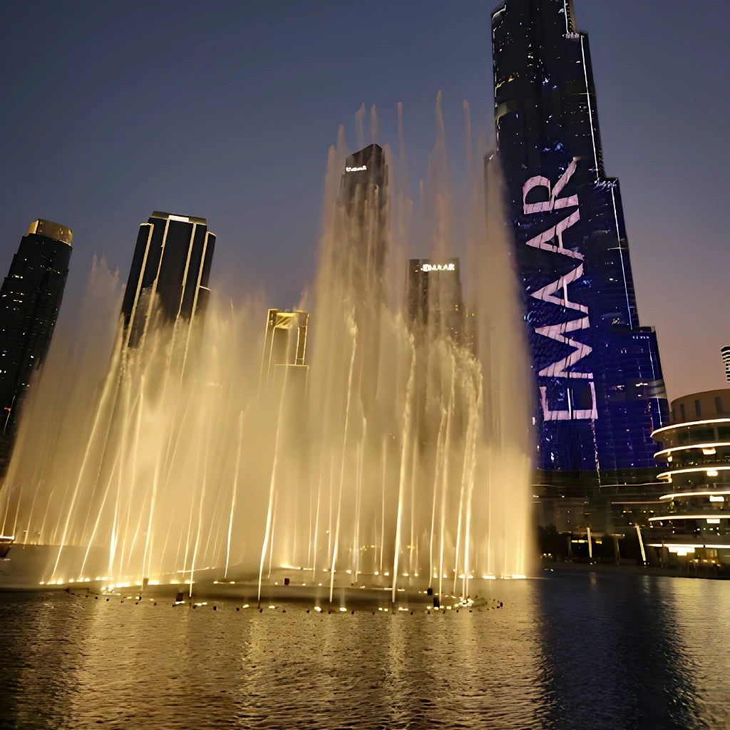 The Dubai Mall and Dubai Fountain
